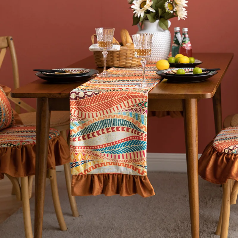 Velvet Nordic Style Table Runner Tablecloth Retro Table Cover Rectangular Cabinet Table Cloth Restaurant Hotel Home Decoration
Velvet Nordic Style Table Runner Tablecloth Retro Table Cover Rectangular Cabinet Table Cloth Restaurant Hotel Home Decoration