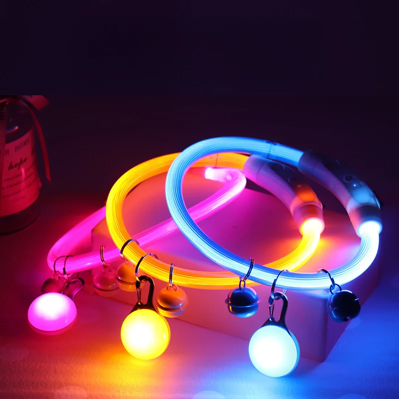 Led Light Dog Collar Rechargeable Glowing Usb Luminous With Bell For Big Cat Collar Small Bright Labrador Pets Dogs Products
Led Light Dog Collar Rechargeable Glowing Usb Luminous With Bell For Big Cat Collar Small Bright Labrador Pets Dogs Products