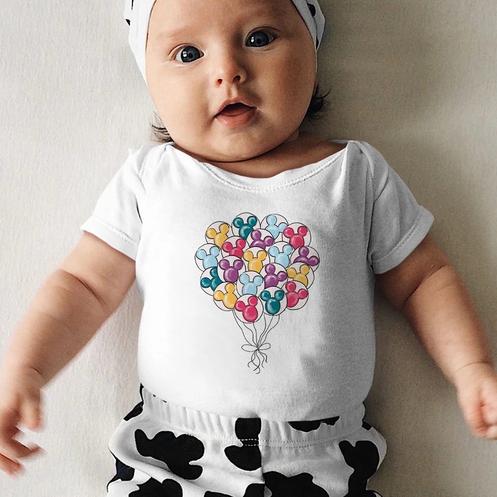 Four Seasons Cartoon Mickey Head Balloon Graphics O-Neck Baby Onesie Creative Disney Mickey Castle Breathable Toddler Romper
Four Seasons Cartoon Mickey Head Balloon Graphics O-Neck Baby Onesie Creative Disney Mickey Castle Breathable Toddler Romper