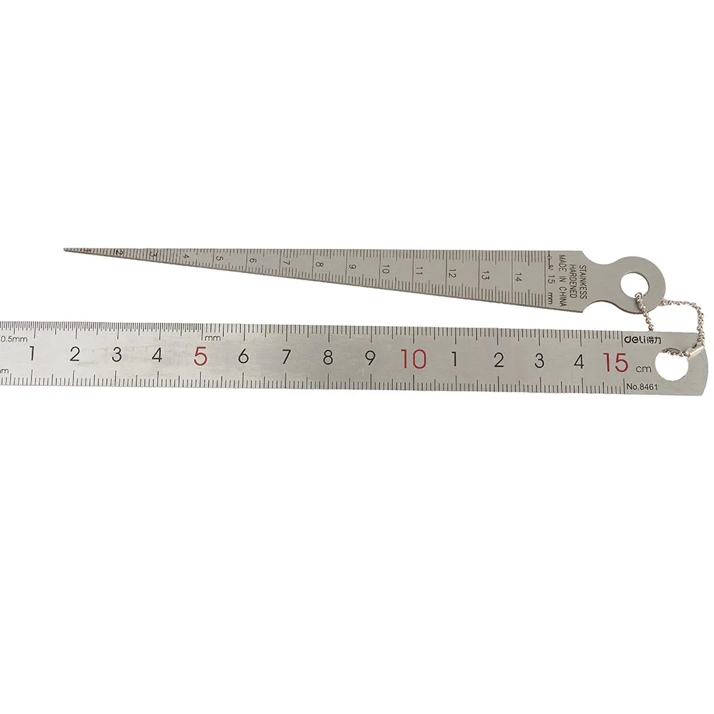 New Quality Ruler 2 in1 6.29x0.47 inch Depth Ruler Gap Hole Inspection Lightweight Measurement Portable Silver
New Quality Ruler 2 in1 6.29x0.47 inch Depth Ruler Gap Hole Inspection Lightweight Measurement Portable Silver