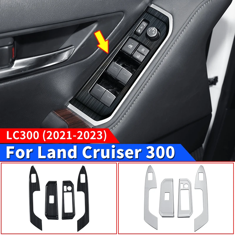Для Toyota Land Cruiser 300, 2021, 2022, 2023, декоративная панель управления Windows, защитная наклейка LC300, аксессуары для интерьера, настройка
Для Toyota Land Cruiser 300, 2021, 2022, 2023, декоративная панель управления Windows, защитная наклейка LC300, аксессуары для интерьера, настройка