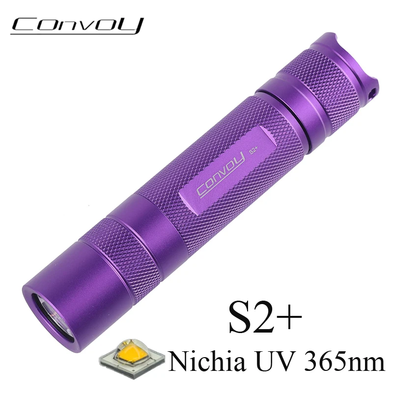 Фонарик CONVOY S2 Plus UV 365 нм
Фонарик CONVOY S2 Plus UV 365 нм