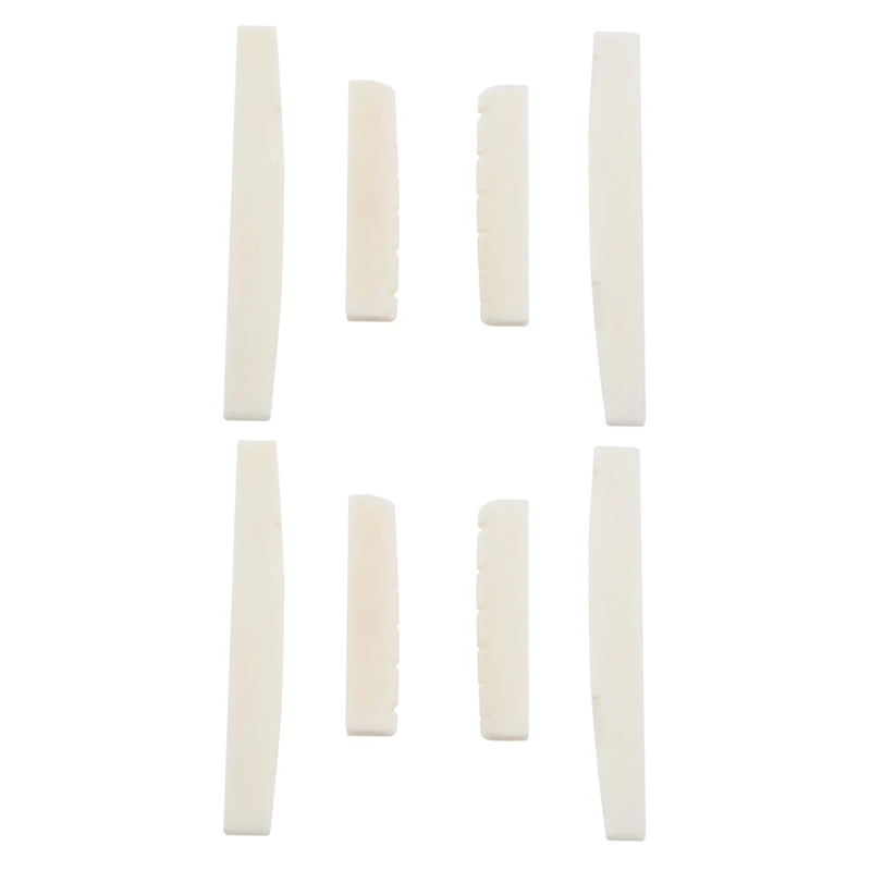 4 Sets Of 8Pcs 6 String Acoustic Guitar Bone Bridge Saddle And Nut Made Of Real Bone
4 Sets Of 8Pcs 6 String Acoustic Guitar Bone Bridge Saddle And Nut Made Of Real Bone