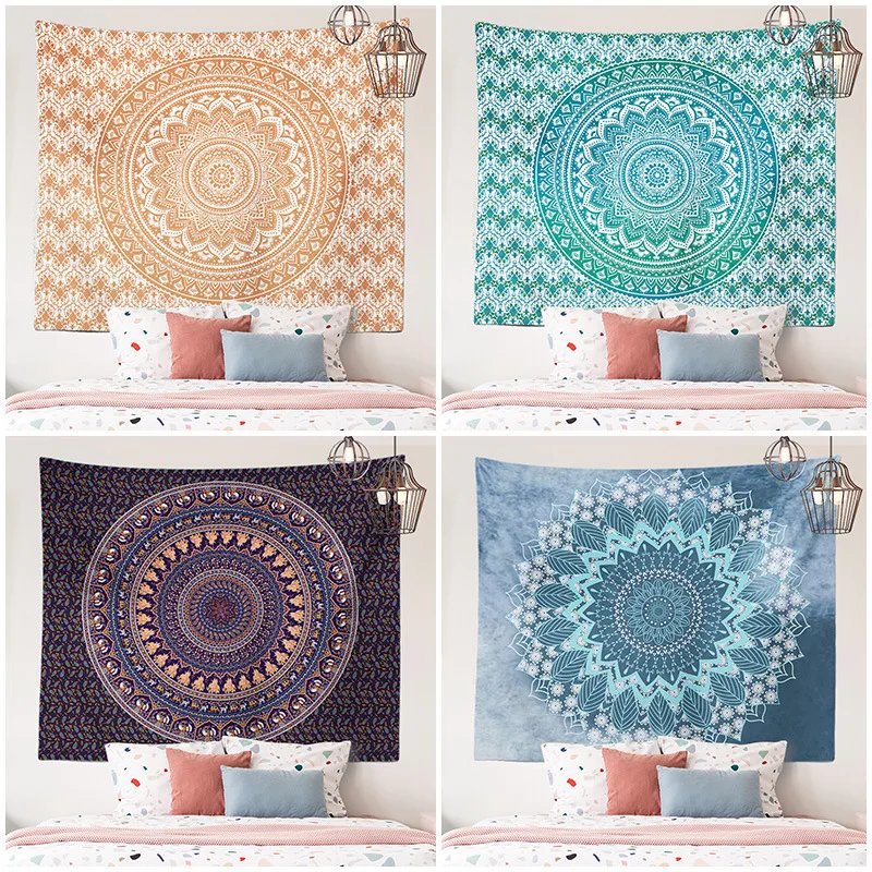 New Mandala Tapestry Bohemian Ethnic Bedside Live Background Cloth Hanging Beach Towel
New Mandala Tapestry Bohemian Ethnic Bedside Live Background Cloth Hanging Beach Towel
