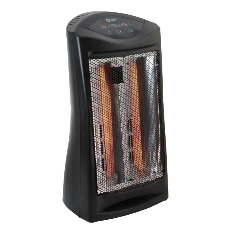 Comfort Zone 750/1,500-Watt Energy Save Digital Radiant Tower Heater with Overheat Sensor and Power Indicator Light, Black
Comfort Zone 750/1,500-Watt Energy Save Digital Radiant Tower Heater with Overheat Sensor and Power Indicator Light, Black