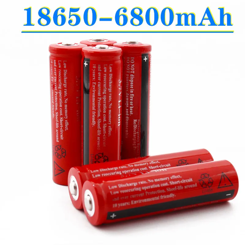 18650 lithium-Batterie 3,7 V Volt 6800mah BRC 18650 Akku Li-Ion Lithium-Batterien Für Power Bank Taschenlampe
18650 lithium-Batterie 3,7 V Volt 6800mah BRC 18650 Akku Li-Ion Lithium-Batterien Für Power Bank Taschenlampe