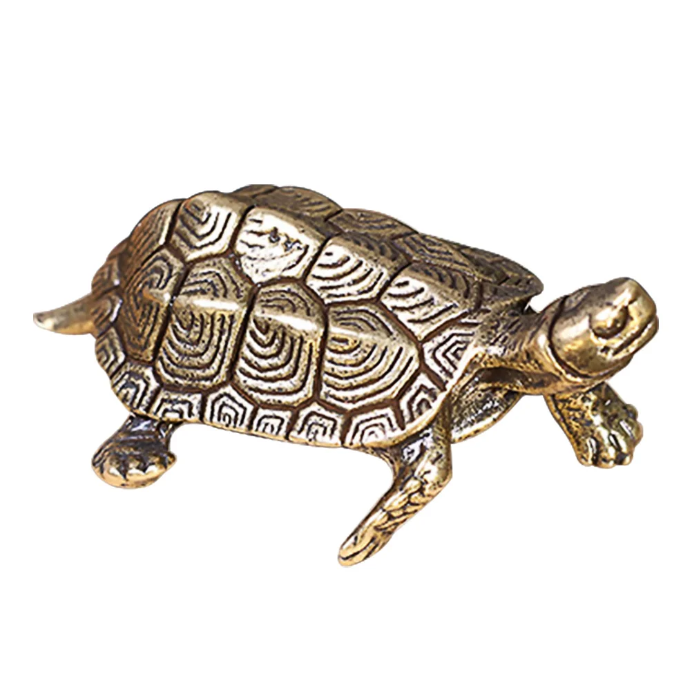 Turtle Tea Decor Gold Ornament Pet Brass Sculpture Animal Longevity Statue Figurines Figurine Desktop Decoration Sea Vintage
Turtle Tea Decor Gold Ornament Pet Brass Sculpture Animal Longevity Statue Figurines Figurine Desktop Decoration Sea Vintage