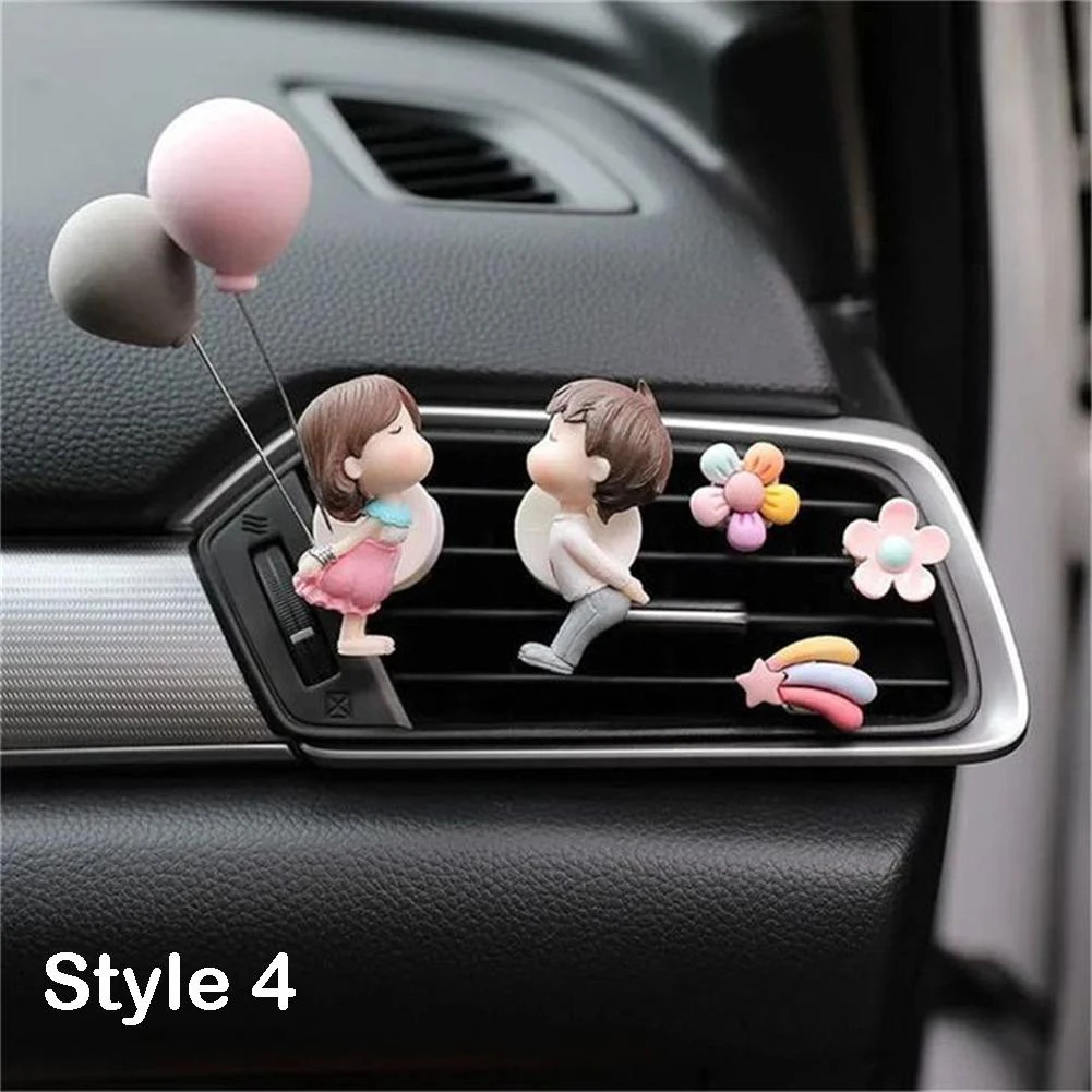 Lovely Couple Girl Boy Car Air Vent Fresheners Perfume Clip Aroma Diffuse Couple Design, Fresh Scent, Easy To Install, Car Decor
Lovely Couple Girl Boy Car Air Vent Fresheners Perfume Clip Aroma Diffuse Couple Design, Fresh Scent, Easy To Install, Car Decor