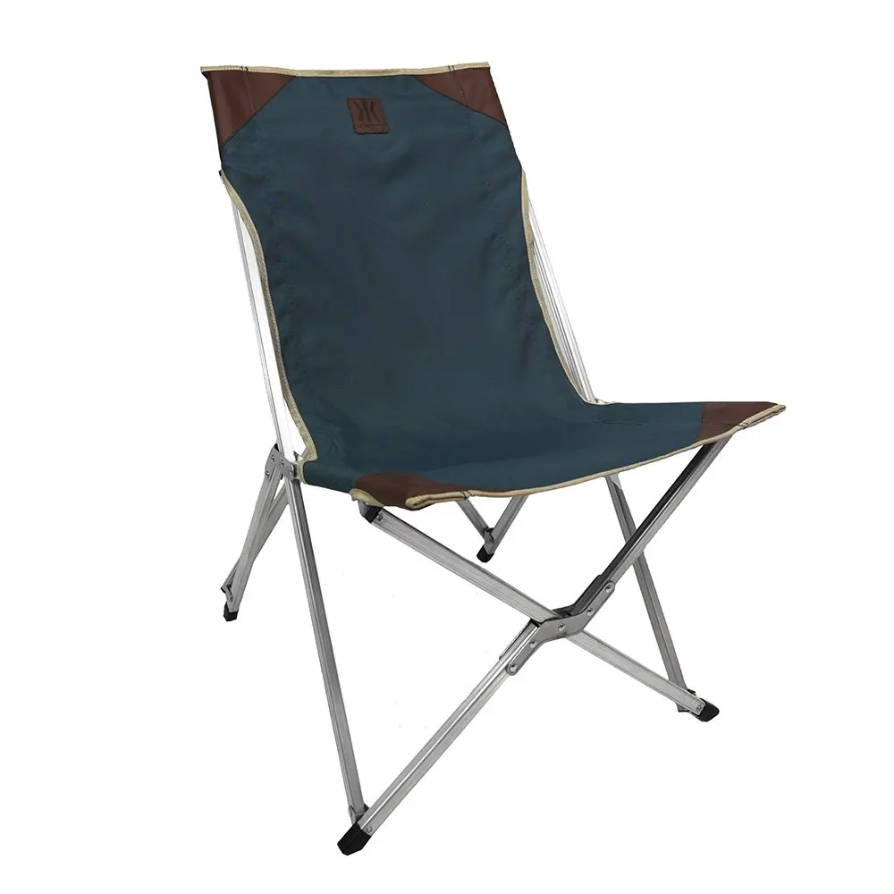 

Smokey Mountain Blue Repreve Fabric Native Comfort Camping Chair for Outdoor