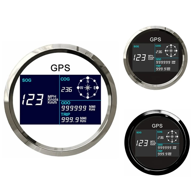 85Mm GPS Speedometer With 7 Color Backlight LCD Display Odometer Adjustable Mileage Trip Counter 12V 24V
85Mm GPS Speedometer With 7 Color Backlight LCD Display Odometer Adjustable Mileage Trip Counter 12V 24V