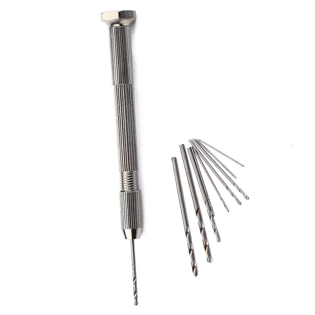 Precision Pin Vise Hand Drill with Drill Bits Set of 10 Pieces Rotary Tools for Models and Hobby
Precision Pin Vise Hand Drill with Drill Bits Set of 10 Pieces Rotary Tools for Models and Hobby