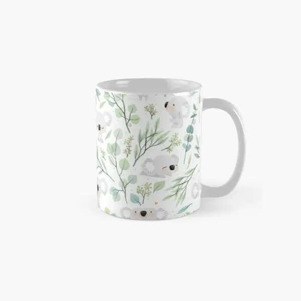Koala And Eucalyptus Pattern Classic Mug Picture Cup Design Printed Handle Round Photo Drinkware Coffee Gifts Image Tea Simple
Koala And Eucalyptus Pattern Classic Mug Picture Cup Design Printed Handle Round Photo Drinkware Coffee Gifts Image Tea Simple