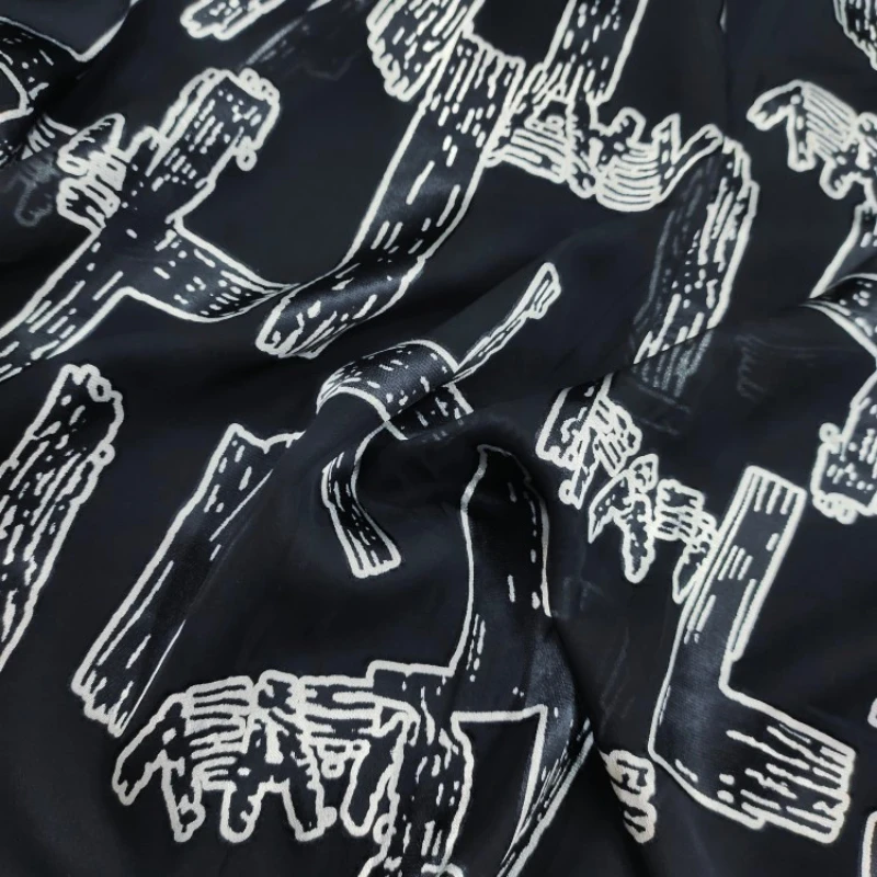 Spring and Summer New High-Grade Silk Fabric Jacquard Acid Printed Lustrine Mesh Clothing Fabric
Spring and Summer New High-Grade Silk Fabric Jacquard Acid Printed Lustrine Mesh Clothing Fabric
