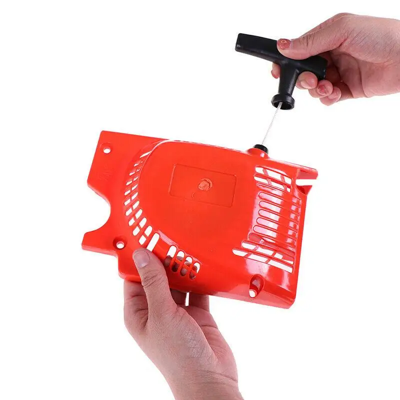 Red Recoil Pull Starter For Chinese Chainsaw 4500 5200 5800 45 52cc 58cc Pull Starter Garden Tool Parts
Red Recoil Pull Starter For Chinese Chainsaw 4500 5200 5800 45 52cc 58cc Pull Starter Garden Tool Parts