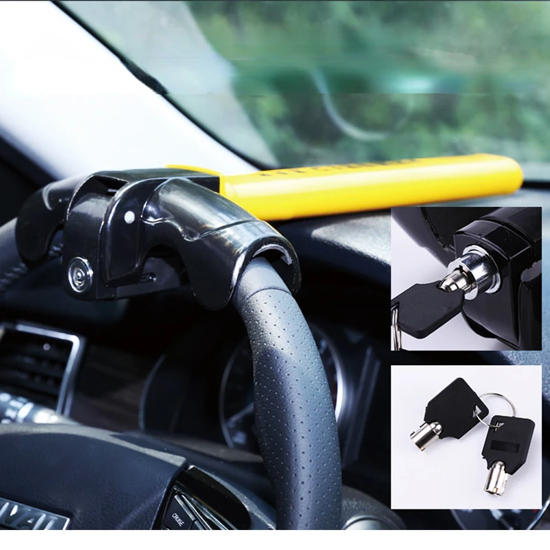 Universal Car Anti Theft T Shape High Safety Anti-Theft Lock Stainless Lock System New Car Security Steering Wheel Lock Car/Van
Universal Car Anti Theft T Shape High Safety Anti-Theft Lock Stainless Lock System New Car Security Steering Wheel Lock Car/Van