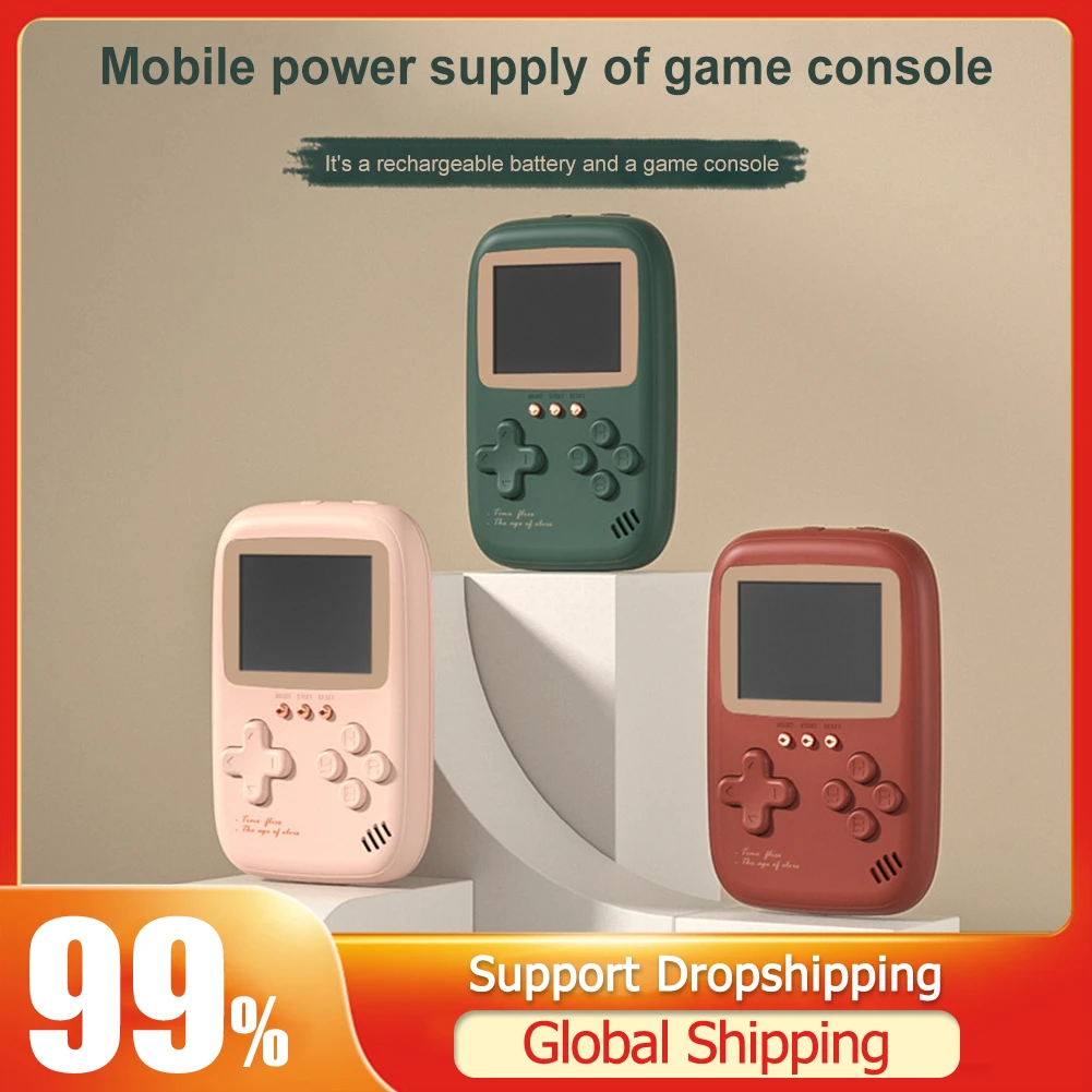 10000 Mah Large Capacity Portable Retro Game Console 2.8 Inch Power Bank Video Game Dual USB Output Mini Handheld Game Player
10000 Mah Large Capacity Portable Retro Game Console 2.8 Inch Power Bank Video Game Dual USB Output Mini Handheld Game Player