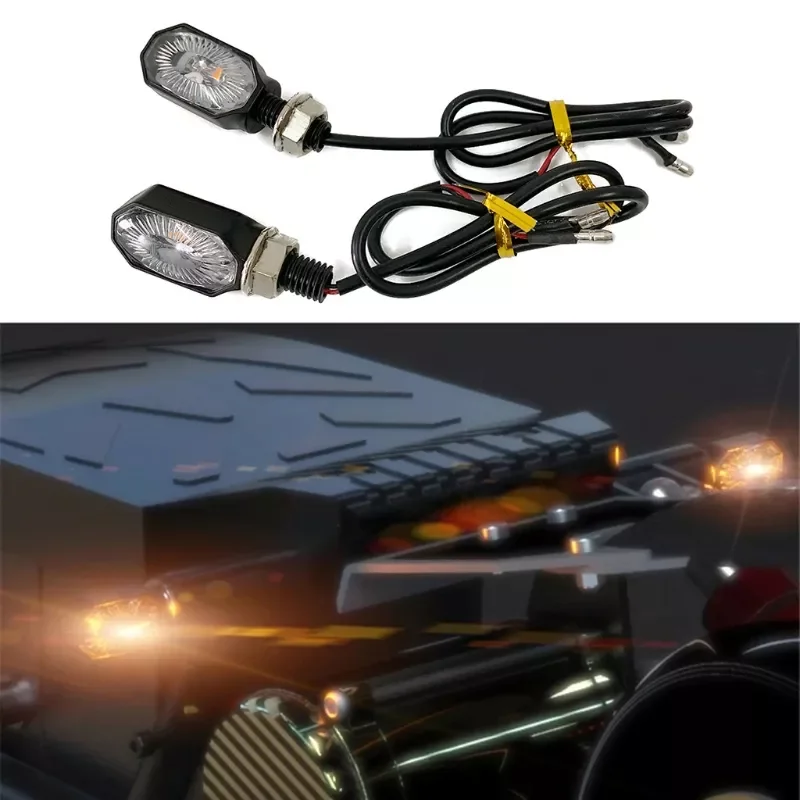 2Pcs 12V Universal Motorcycle Motorbike Turn Signal Indicator Blinker Amber Light Waterproof Indicator Amber Light
2Pcs 12V Universal Motorcycle Motorbike Turn Signal Indicator Blinker Amber Light Waterproof Indicator Amber Light