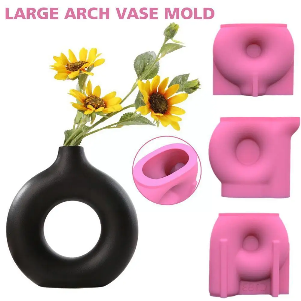 Unique Household Arch Vase Mold DIY Home Decor Concrete Plaster Planters Flower Mould Pot Mold Pots Silicone H1R2
Unique Household Arch Vase Mold DIY Home Decor Concrete Plaster Planters Flower Mould Pot Mold Pots Silicone H1R2