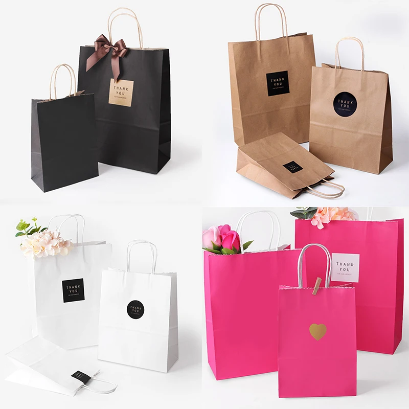 10 Pcs Mini Small Middle Large Big Kraft Paper Bag with Handles Festival Gift Bag High Quality Candy Shopping Bags 15x21x8cm
10 Pcs Mini Small Middle Large Big Kraft Paper Bag with Handles Festival Gift Bag High Quality Candy Shopping Bags 15x21x8cm