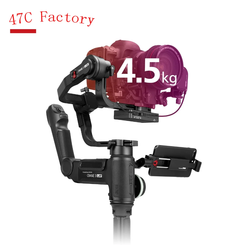 Professional Photographic Equipment Zhiyun Crane 3 Axis Camera Wireless Handheld Gimbal Stabilizer For DSLR Camera PK DJI Ronin
Professional Photographic Equipment Zhiyun Crane 3 Axis Camera Wireless Handheld Gimbal Stabilizer For DSLR Camera PK DJI Ronin