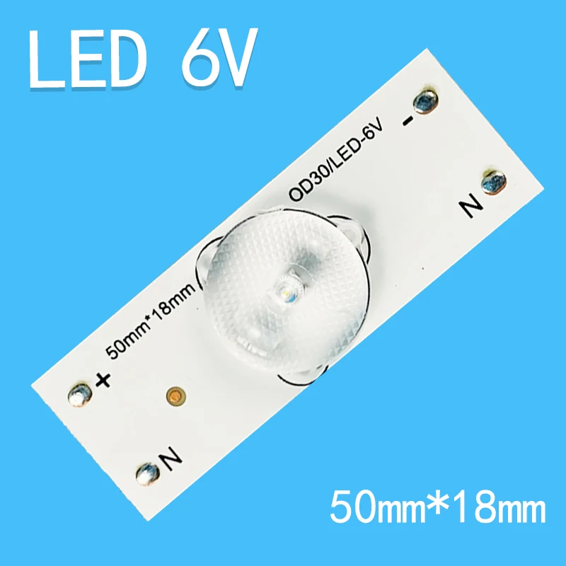 New LED Backlight Strip 6V Lamp Beads 50mm*18mm for LED TV Repair 32-75 Inch LED TV Back Optical Lens Filter
New LED Backlight Strip 6V Lamp Beads 50mm*18mm for LED TV Repair 32-75 Inch LED TV Back Optical Lens Filter