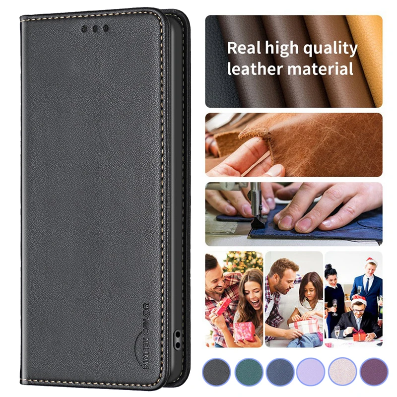 

Magnetic Luxury Wallet Bag Phone Case For Xiaomi Redmi 12 12C Redmi12 C Redmi12C Flip Cover Shockproof Case Etui Coque