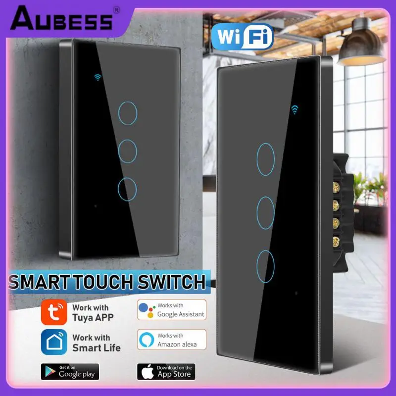 Easy Setting Up Neutral Wire Single Fire Switch Voice Control Touch Switch Smart Home Three Control Methods Light Wall Button
Easy Setting Up Neutral Wire Single Fire Switch Voice Control Touch Switch Smart Home Three Control Methods Light Wall Button