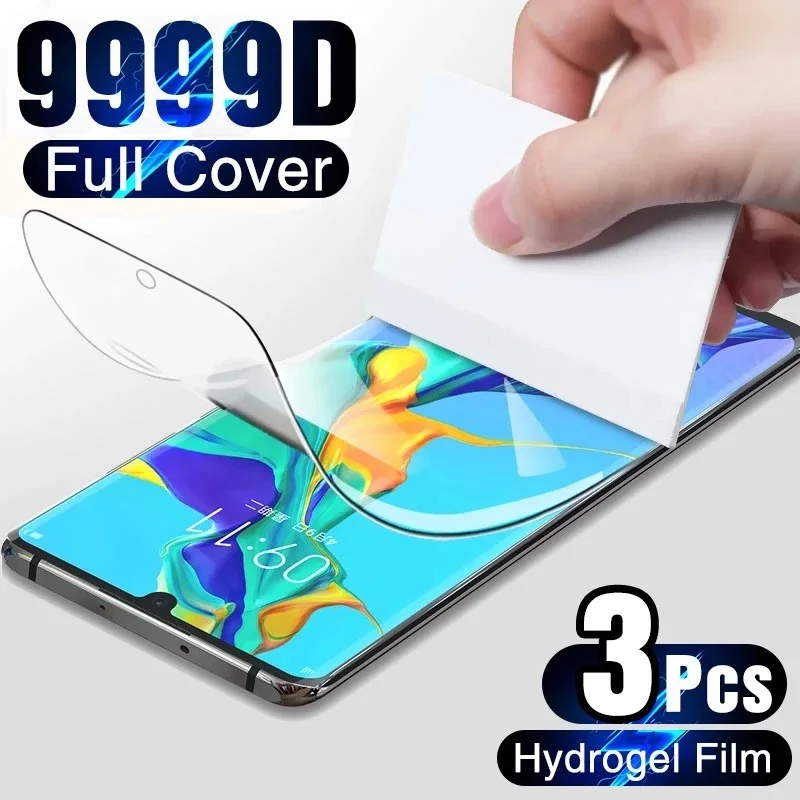 3 шт. Защитная пленка для экрана Huawei P30 P60 P50 Pro P20 Lite P40 P10 полное покрытие Гидрогелевая пленка для Mate 10 20 30 40 Pro Lite
3 шт. Защитная пленка для экрана Huawei P30 P60 P50 Pro P20 Lite P40 P10 полное покрытие Гидрогелевая пленка для Mate 10 20 30 40 Pro Lite