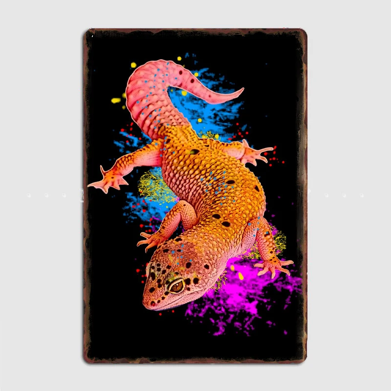 Leopard Gecko Neon Print Metal Plaque Garage Club Wall Plaque Club Home Funny Tin Sign Poster
Leopard Gecko Neon Print Metal Plaque Garage Club Wall Plaque Club Home Funny Tin Sign Poster