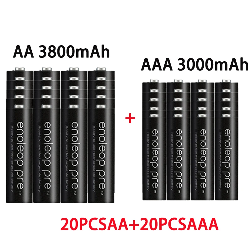 AA + AAA rechargeable AA 1.2V 3800mah / 1.2V AAA 3000mAh Ni MH battery flashlight toy watch MP3 player replacement Ni MH battery
AA + AAA rechargeable AA 1.2V 3800mah / 1.2V AAA 3000mAh Ni MH battery flashlight toy watch MP3 player replacement Ni MH battery
