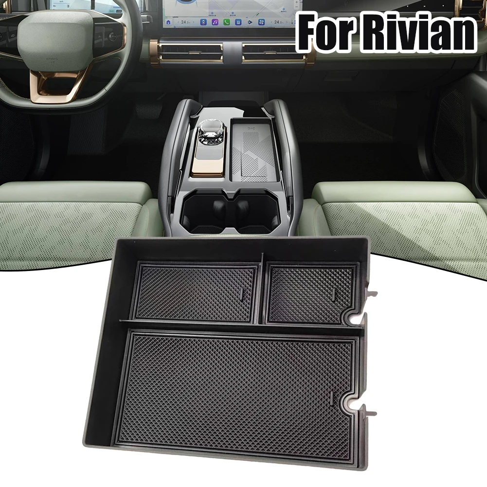 1pc For RIVIAN R1S/R1T Car Armrest Storage Box Auto Center Console Tray Organizer Tidying Accessories Black Rear Racks
1pc For RIVIAN R1S/R1T Car Armrest Storage Box Auto Center Console Tray Organizer Tidying Accessories Black Rear Racks