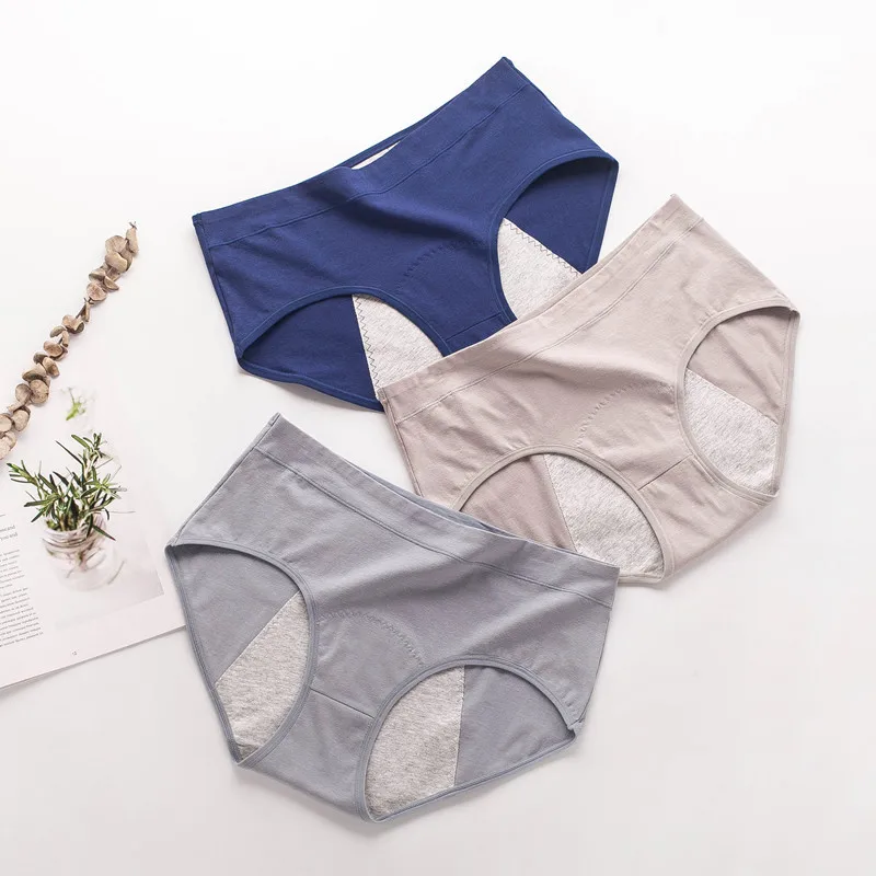 Трусы женские физиологические из чистого хлопка, непротекаемое дышащее нижнее белье для менструаций со средней талией, большие размеры, 6 ш... 
Трусы женские физиологические из чистого хлопка, непротекаемое дышащее нижнее белье для менструаций со средней талией, большие размеры, 6 ш...