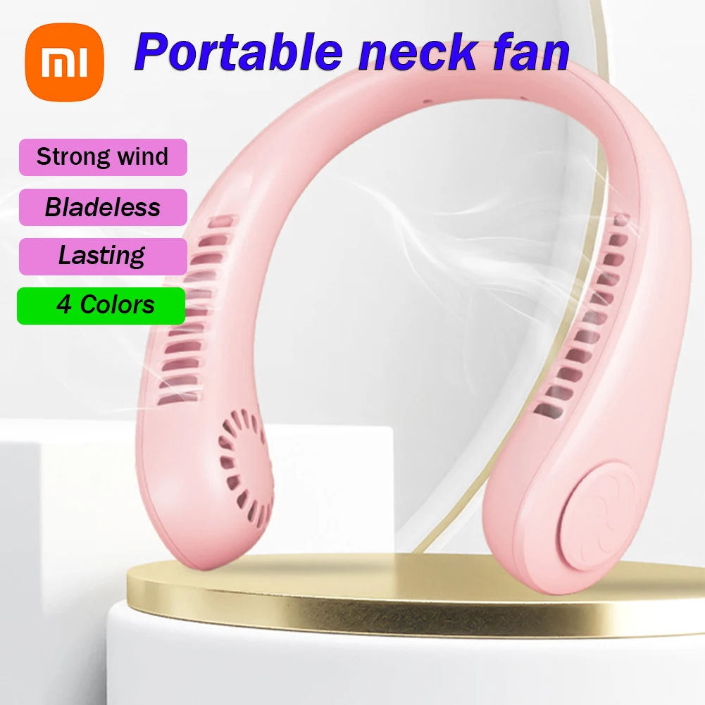 Xiaomi Hanging Neck Fan USB Rechargeable Portable Mini Wireless Fan Bladeless Mute Sports Neckband Fans Air Conditioning Cooler
Xiaomi Hanging Neck Fan USB Rechargeable Portable Mini Wireless Fan Bladeless Mute Sports Neckband Fans Air Conditioning Cooler