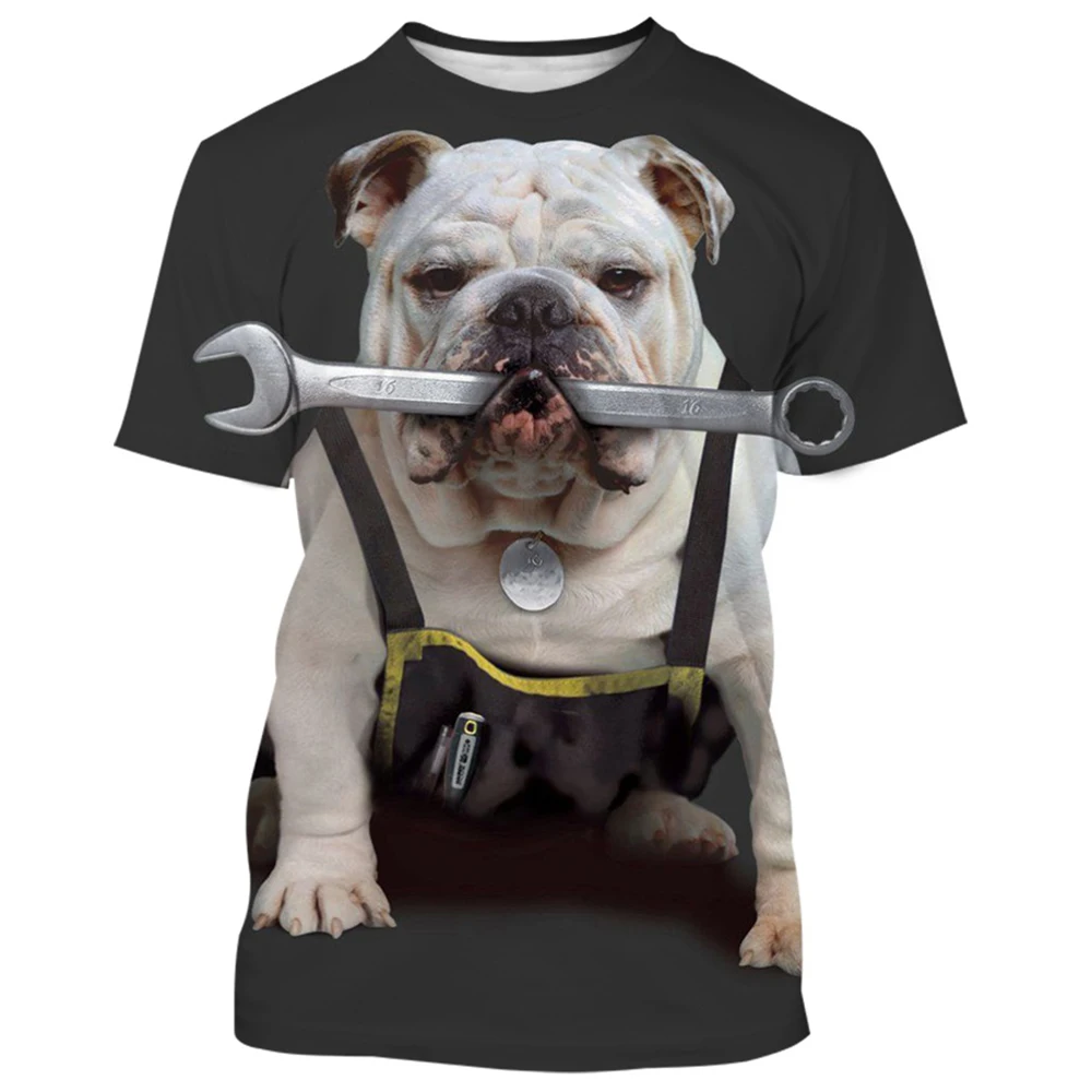 Animal French Bulldog Men Women 3D Print T-shirts Summer Casual O-Neck Short Sleeve Harajuku Streetwear Oversized Male T Shirts
Animal French Bulldog Men Women 3D Print T-shirts Summer Casual O-Neck Short Sleeve Harajuku Streetwear Oversized Male T Shirts