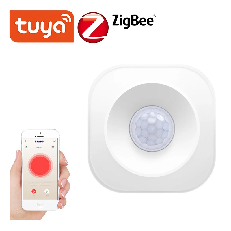 Беспроводной инфракрасный датчик движения Tuya ZigBee/WiFi, охранная сигнализация с управлением через приложение
Беспроводной инфракрасный датчик движения Tuya ZigBee/WiFi, охранная сигнализация с управлением через приложение