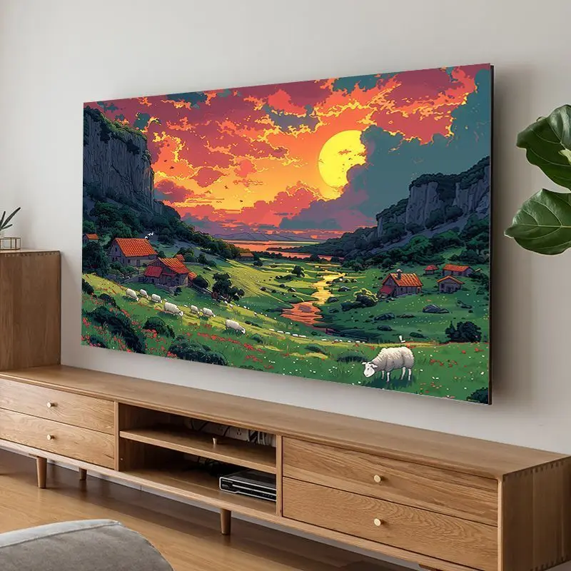 Пылезащитный чехол для телевизора 65 дюймов из плюша
Пылезащитный чехол для телевизора 65 дюймов из плюша