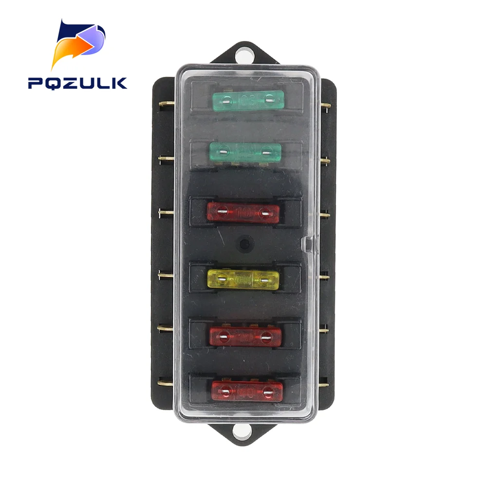 PQZULK Автомобильный держатель предохранителей 4/6/8/10/12 контактов
PQZULK Автомобильный держатель предохранителей 4/6/8/10/12 контактов