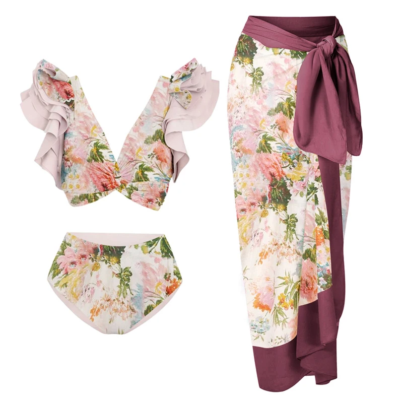 Women Beach Fashion Swimsuit And Bikini Outputs For 2023 Bathing Suit Tong Shoulders Broken Female Print Polyester Summer New
Women Beach Fashion Swimsuit And Bikini Outputs For 2023 Bathing Suit Tong Shoulders Broken Female Print Polyester Summer New