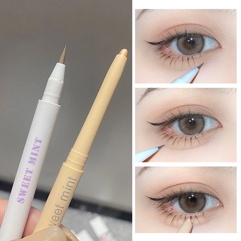 Glitter Eyeshadow Pen Pearlescent Matte Diamond Eyeliner Pen Waterproof Highlight Brighten Silkworm Makeup Pencil Shiny Eyelids
Glitter Eyeshadow Pen Pearlescent Matte Diamond Eyeliner Pen Waterproof Highlight Brighten Silkworm Makeup Pencil Shiny Eyelids