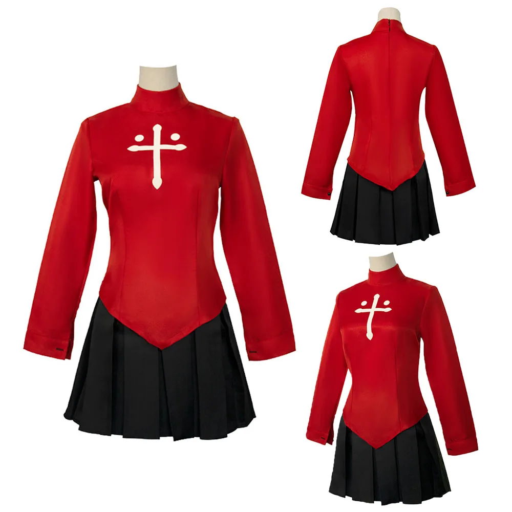 Костюм для косплея Tohsaka Rin, топ, юбка, наряды для женщин и девушек, Fate and Stay Night Fantasia, костюм для Хэллоуина, карнавала, женский костюм
Костюм для косплея Tohsaka Rin, топ, юбка, наряды для женщин и девушек, Fate and Stay Night Fantasia, костюм для Хэллоуина, карнавала, женский костюм