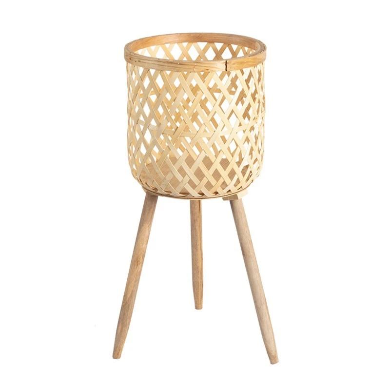 Hand Woven Flower Pot Storage Basket Tripod Stand Decorative Planter for Home Bedroom Living Room Patio Decor
Hand Woven Flower Pot Storage Basket Tripod Stand Decorative Planter for Home Bedroom Living Room Patio Decor