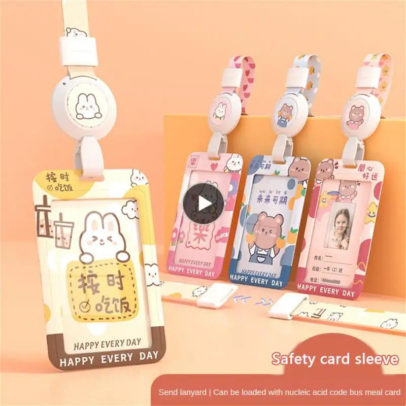Cartoon School Card Set High Quality Material Selection Clear Printing Cartoon Protective Sleeve Separate Lanyard Abs Square
Cartoon School Card Set High Quality Material Selection Clear Printing Cartoon Protective Sleeve Separate Lanyard Abs Square
