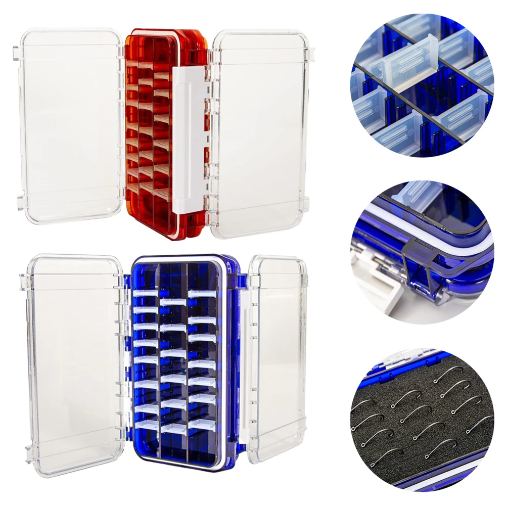 Fishing Tackle Box Double Sided Fishing Lure Bait Tackle Storage Box With Adjustable Dividers Fishing Tool Organizer Boxes
Fishing Tackle Box Double Sided Fishing Lure Bait Tackle Storage Box With Adjustable Dividers Fishing Tool Organizer Boxes