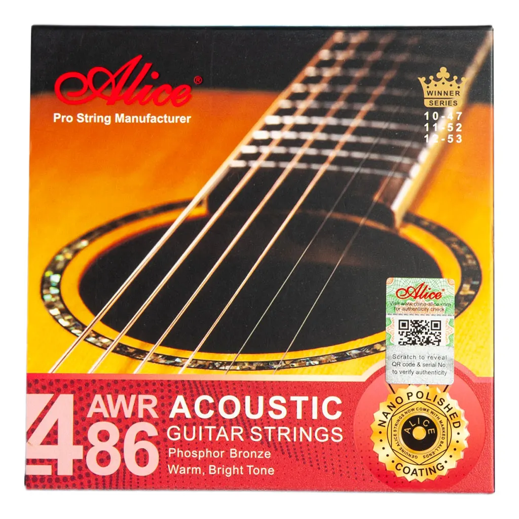 Anti Rust Coating Hexagonal Steel Core Guitar Strings Acoustic Stringed Instrument Accessories AWR486 Alice Guitar Strings
Anti Rust Coating Hexagonal Steel Core Guitar Strings Acoustic Stringed Instrument Accessories AWR486 Alice Guitar Strings