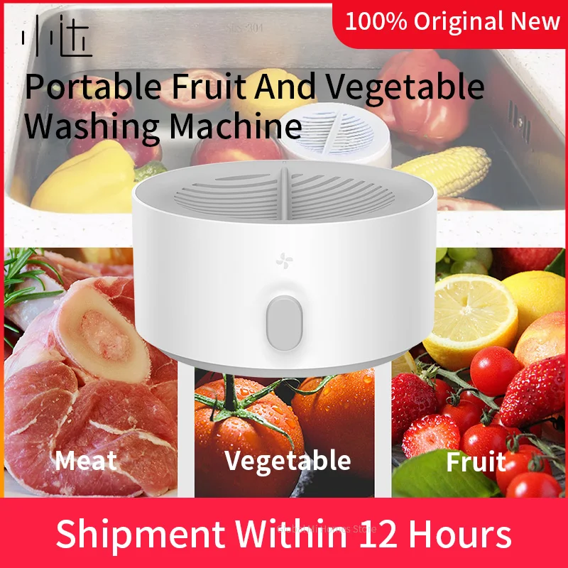 Xiaomi Xiaoda Fruit Cleaner Machine Vegetable Cleaner Washer Washing Food Purifier Mini Portable Waterproof Rechargable Device
Xiaomi Xiaoda Fruit Cleaner Machine Vegetable Cleaner Washer Washing Food Purifier Mini Portable Waterproof Rechargable Device