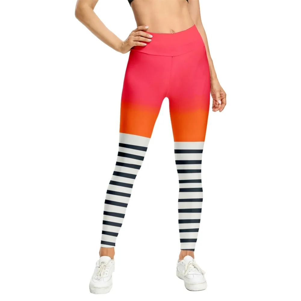Women Fitness Leggings Sport Push Up Yoga Pants Stripe Print High Waist Squat Proof Workout Running Sportswear Gym Tights 2XL
Women Fitness Leggings Sport Push Up Yoga Pants Stripe Print High Waist Squat Proof Workout Running Sportswear Gym Tights 2XL