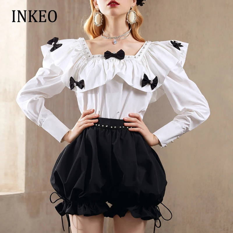 Streetwear White Beading Women shirts blouses Fashion Ruffles Long puff sleeve Ladies shirt blusas femininas 2022 Spring 2T002
Streetwear White Beading Women shirts blouses Fashion Ruffles Long puff sleeve Ladies shirt blusas femininas 2022 Spring 2T002