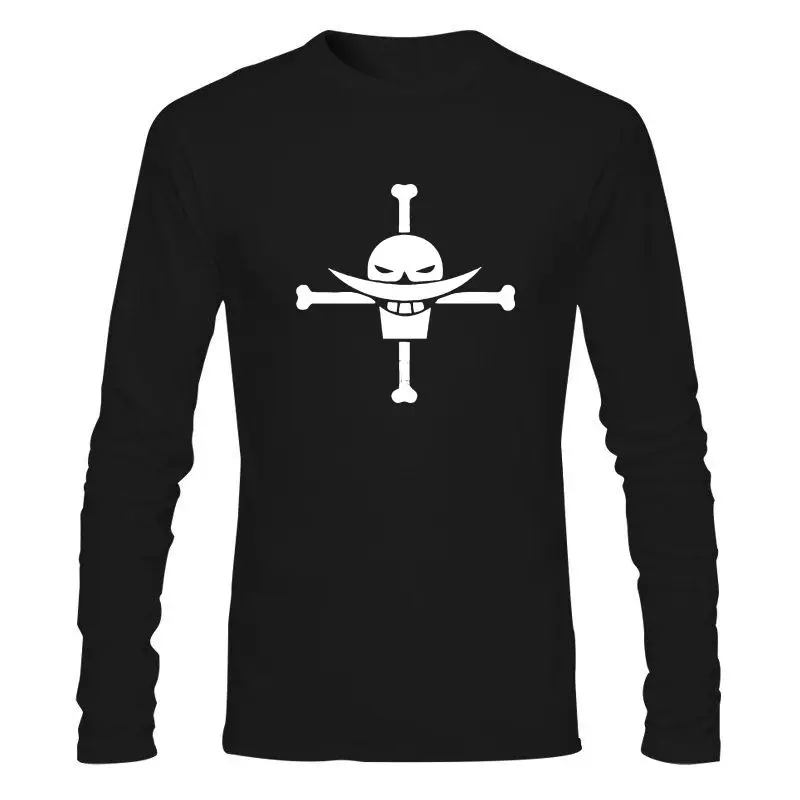 

Man Clothing New Men Whitebeard Pirates Flag T-Shirt One Piece Black Women