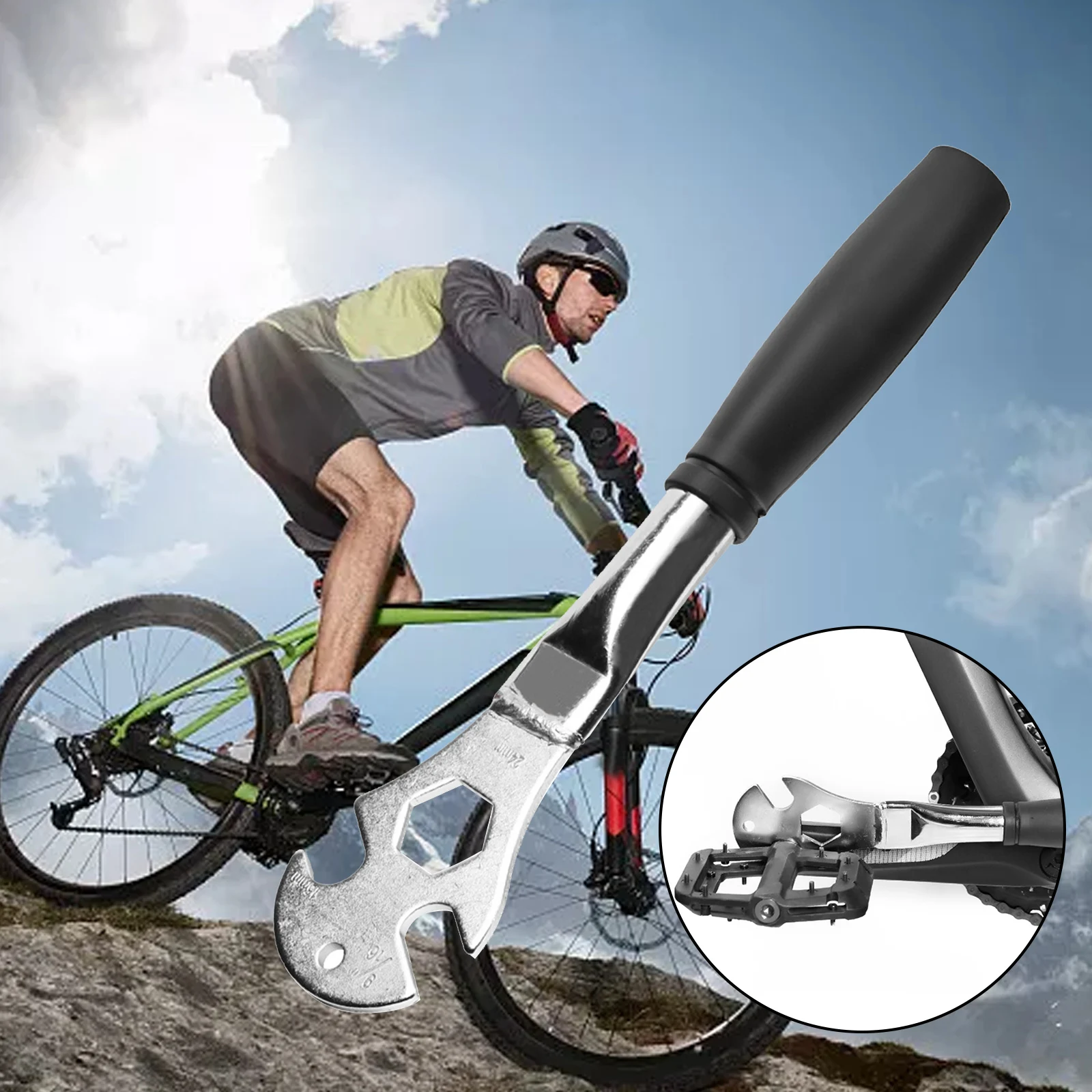MTB Pedal Wrench Mountain Bike Pedal Removal Tool Wrench Extra Long Handle Bicycle Repair Tools Bicycle Pedal Wrench
MTB Pedal Wrench Mountain Bike Pedal Removal Tool Wrench Extra Long Handle Bicycle Repair Tools Bicycle Pedal Wrench