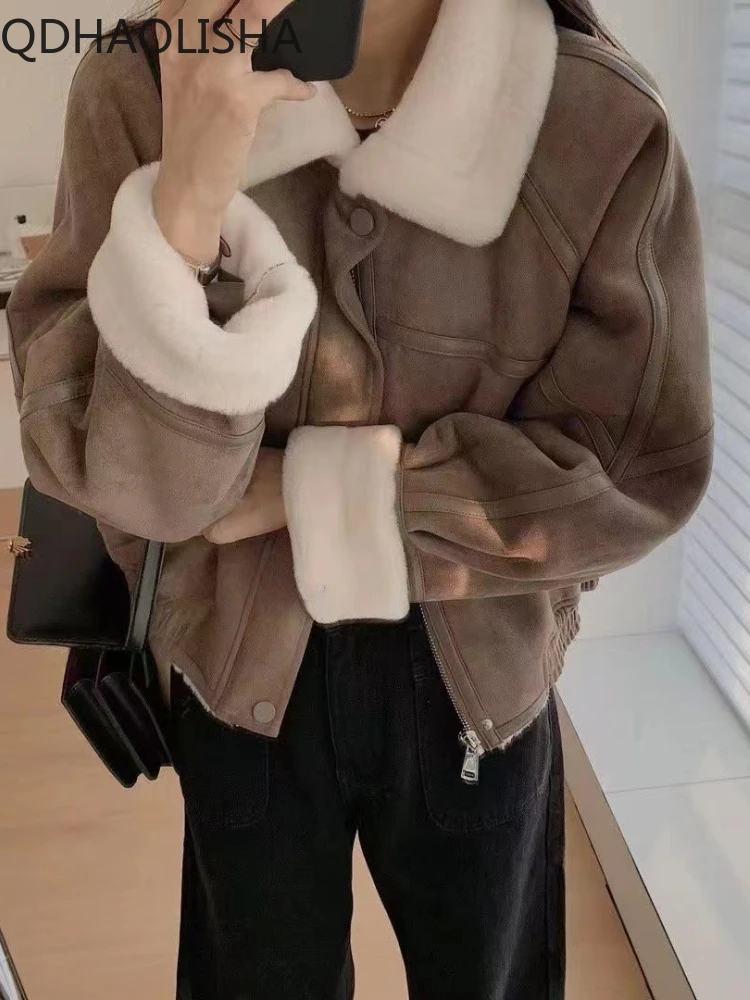 Women's Jacket 2023 New in Fashionable Autumn Winter Lapel Coats Elegant Commuting Tops Zipper Warm Streetwear Women's Clothing
Women's Jacket 2023 New in Fashionable Autumn Winter Lapel Coats Elegant Commuting Tops Zipper Warm Streetwear Women's Clothing